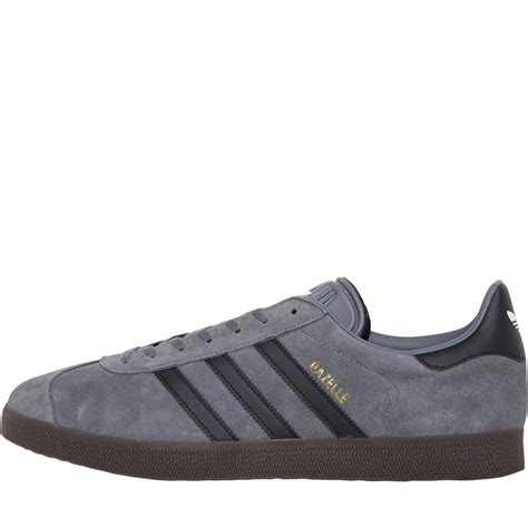 adidas gazelle grey four core black gum5|More.